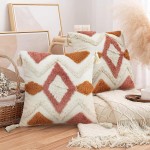 Set 2 Sarung Bantal Boho 45x45cm, Sarung Bantal Dekoratif